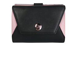 Christian Dior Envelope Wallet, Leather, Black/Pink, 25MA0164, DB, 2*